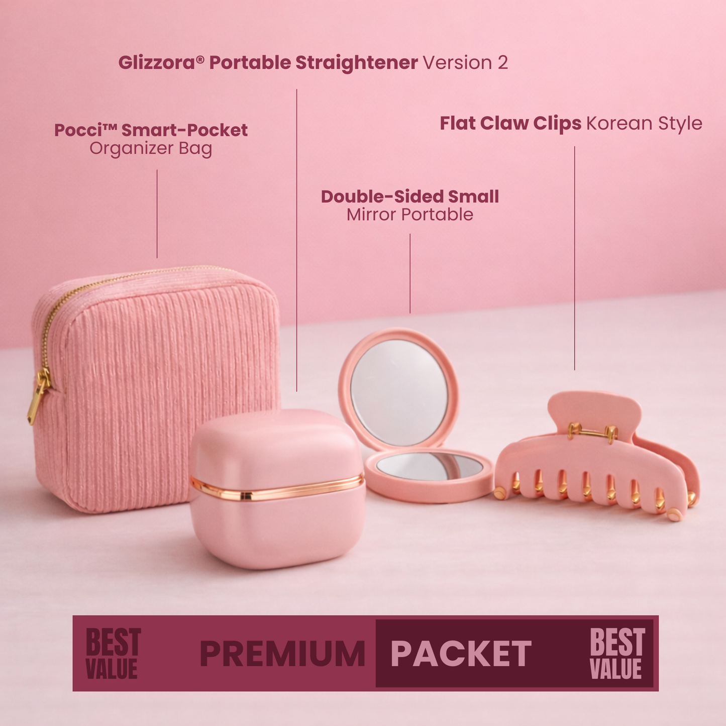 Glizzora™ Portable Straightener V2